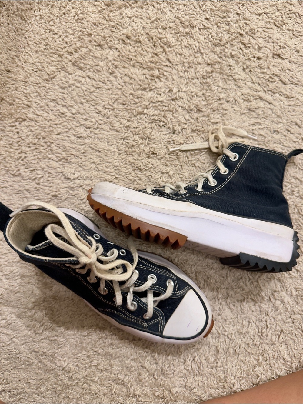 Converse unisex - Black High-Top Platform Sneakers - Picture 3 of 5